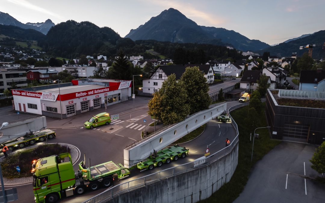 100 TONNEN BETONBINDER TRANSPORT