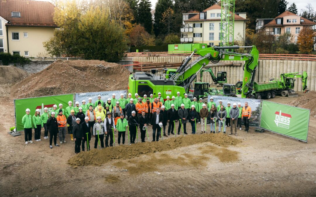 Spatenstich bei den Löwenbräu arkaden bad Wörishofen