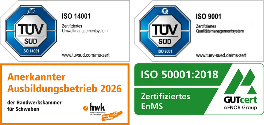 Glass Bau Zertifikate