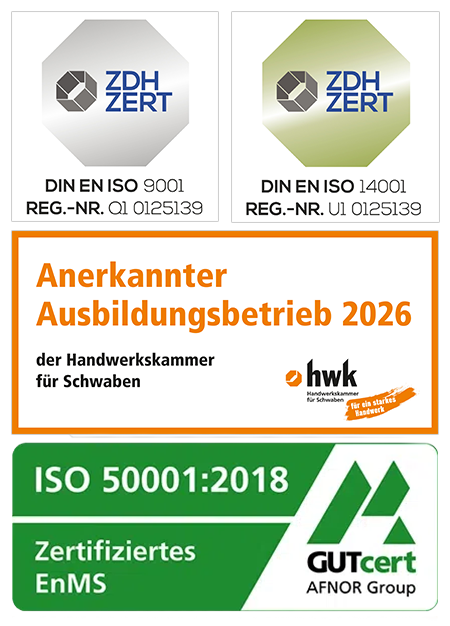 Glass Bau Zertifikate Logos